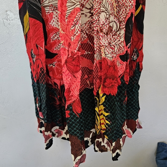 Bhanuni by Jyoti Anthropologie Women's 0P Obsidian Dress Maxi Long Sleeve Boho - Picture 4 of 13